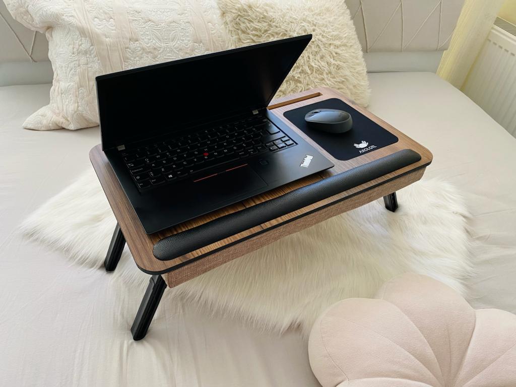 Axolotl Supply Plus Ladin Laptop Stand with Cushion and Fold Away Bed Tray