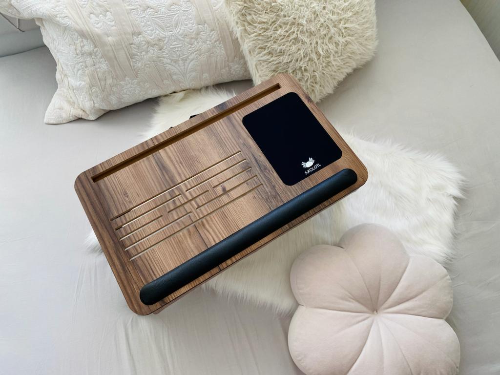 Axolotl Supply Plus Ladin Laptop Stand with Cushion and Fold Away Bed Tray