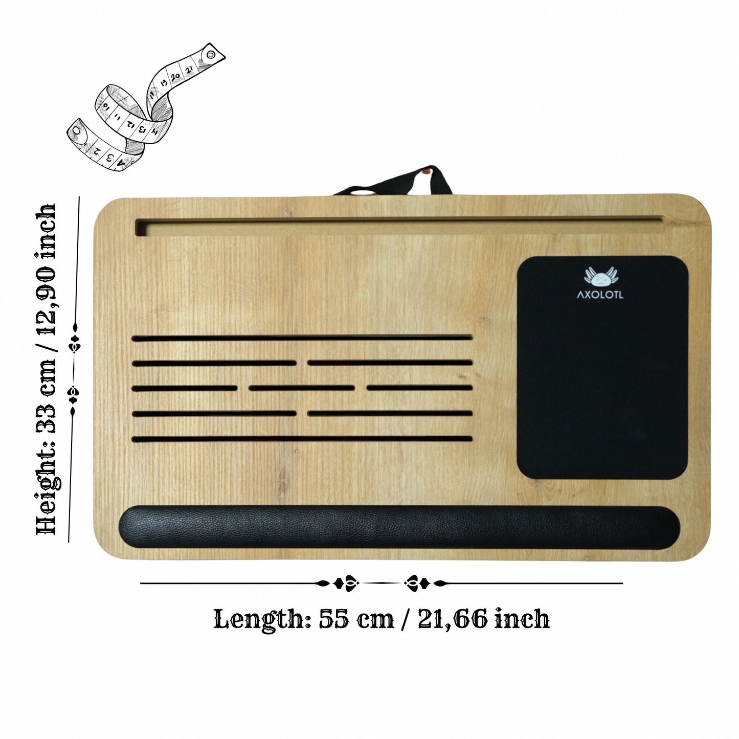 Axolotl Supply Plus Safir Laptop Stand with Cushion and Fold Away Bed Tray (Kopya)