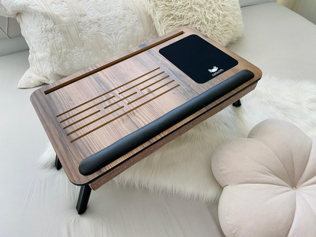 Axolotl Supply Plus Ladin Laptop Stand with Cushion and Fold Away Bed Tray