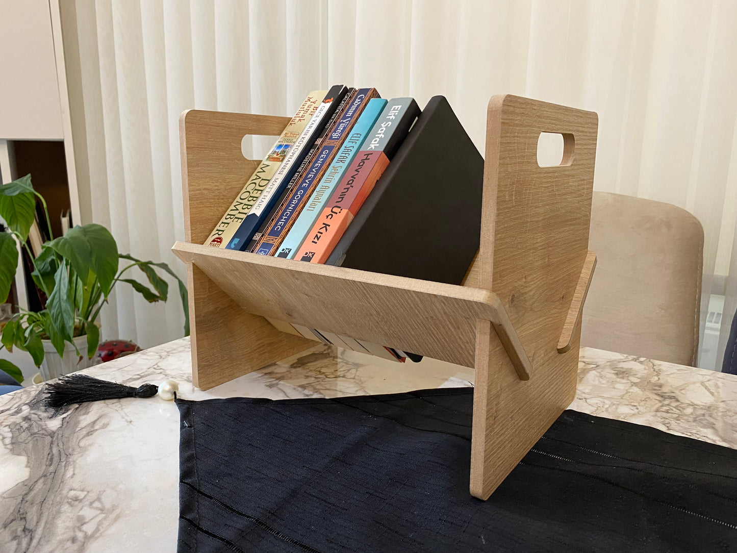 Axolotl Desktop Bookshelf Mini Shelf Desktop Book Organizer 30cm Mraf-1 safir